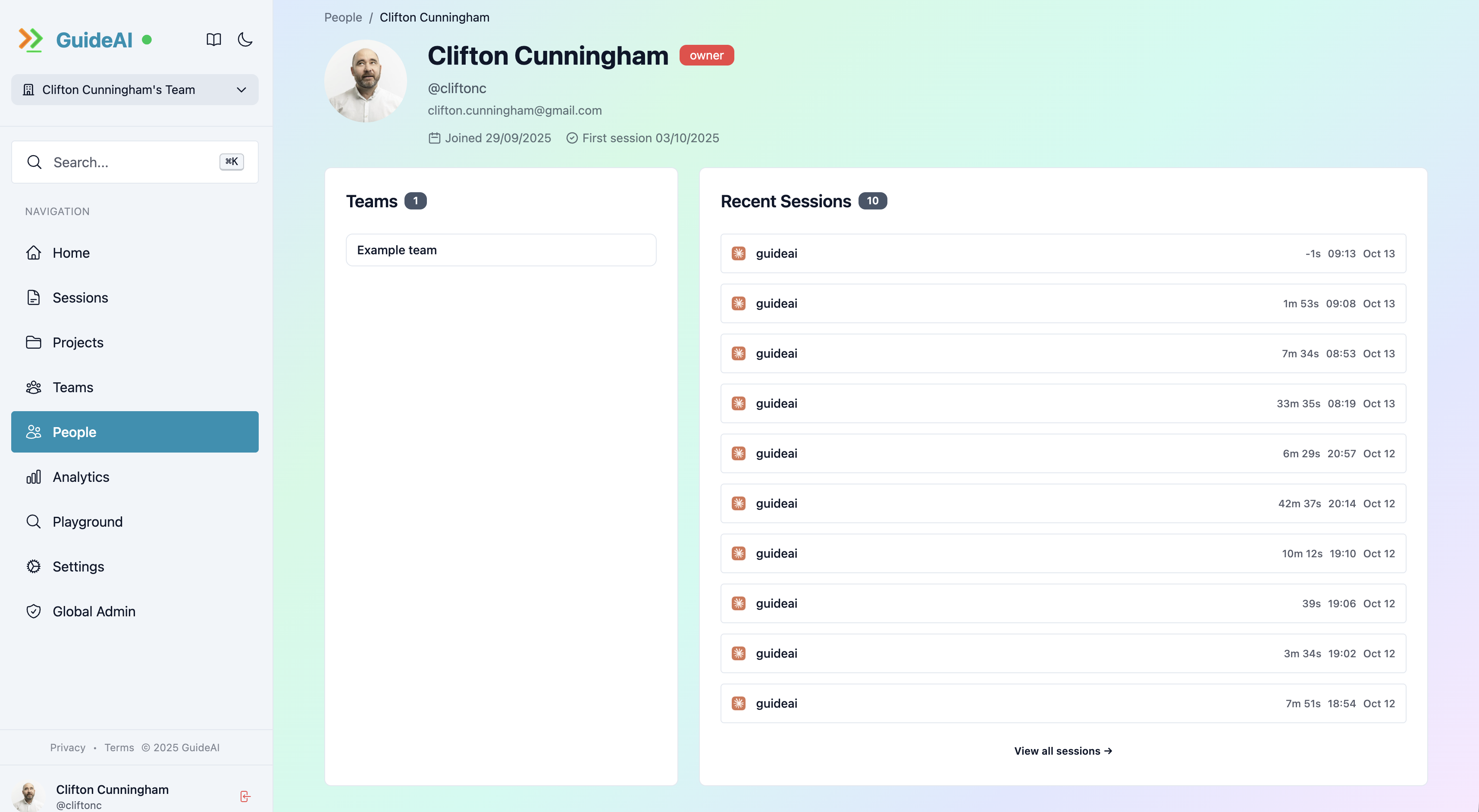 People Page